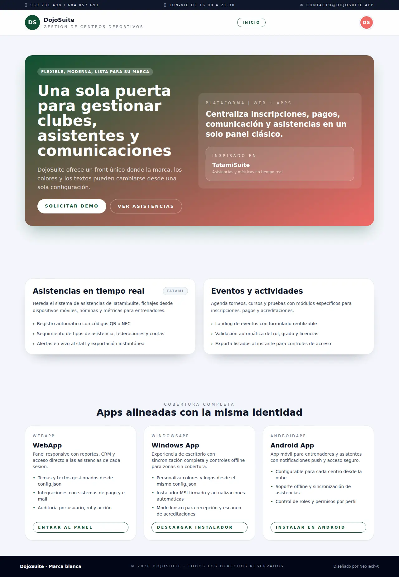 Home de plataforma